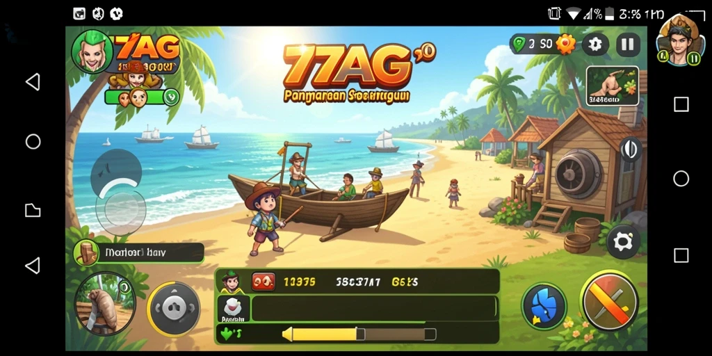 Tangkapan layar gameplay 77AG yang mengasyikkan dan penuh warna.