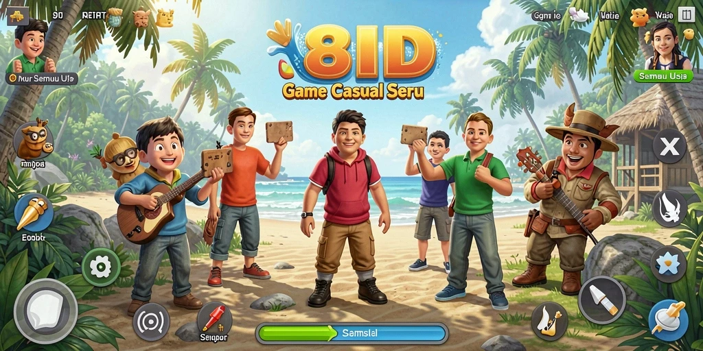 Screenshot dari gameplay yang menarik dan menghibur di 8ID.