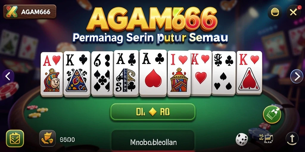 Tampilan permainan Domino yang seru dan interaktif.