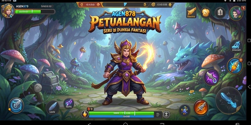 Screenshot AGEN878 menunjukkan keceriaan dalam petualangan penuh tantangan.