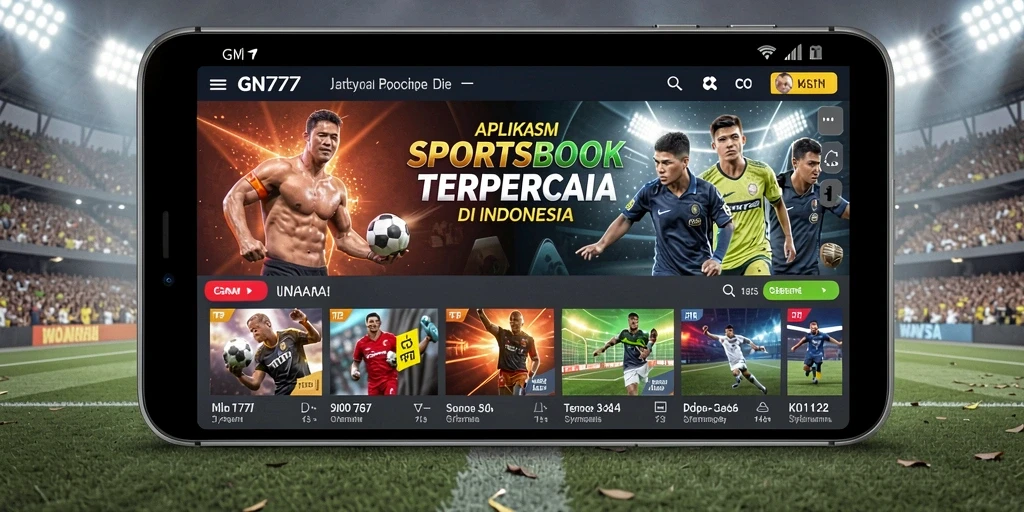 Tampilan gameplay Sportsbook yang menarik dan interaktif di GN777.