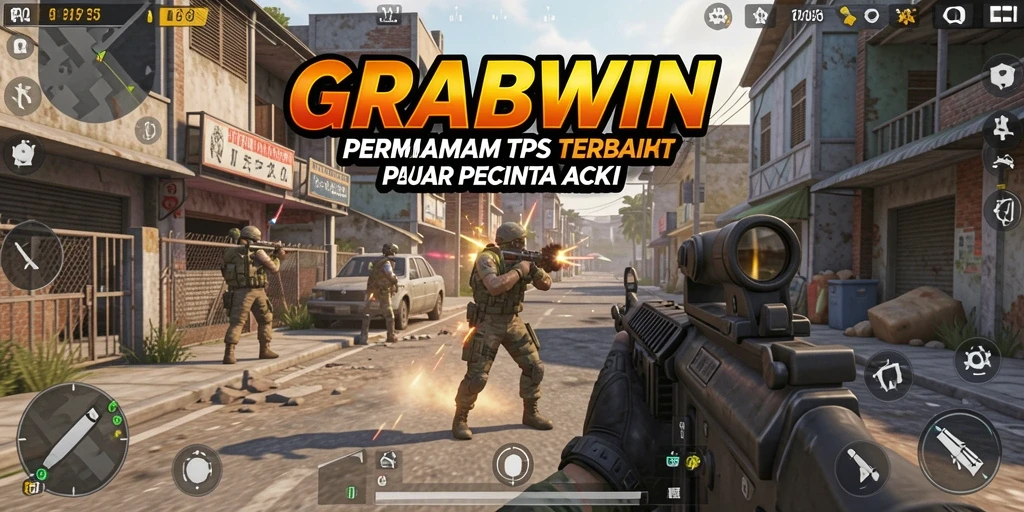 Tangkapan layar utama GRABWIN menunjukkan intensitas pertempuran TPS.