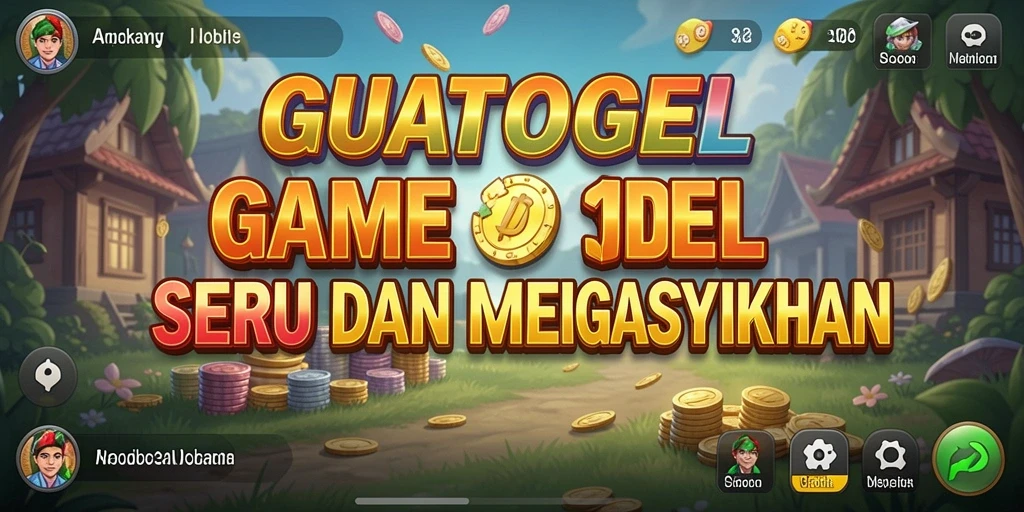Tampilan gameplay GUATOGEL yang menarik dan mudah dipahami.