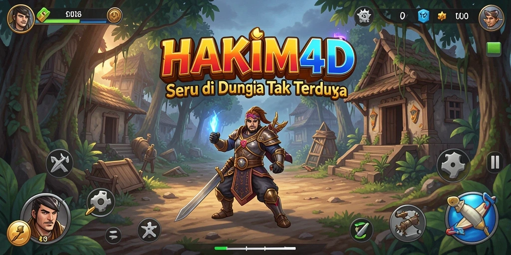 Screenshot HAKIM4D menampilkan aksi gameplay petualangan yang mendebarkan.