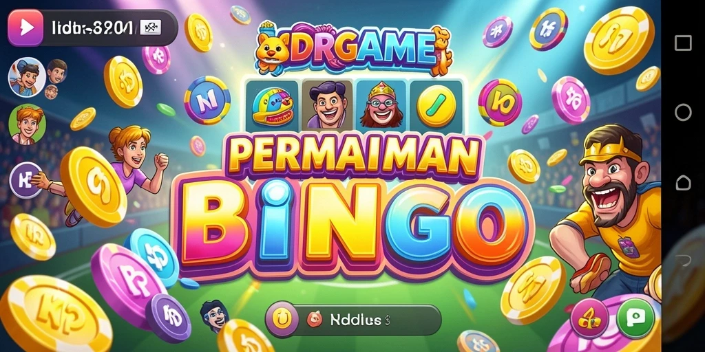 Tampilan gameplay seru dan menarik dari IDRGAME Bingo.
