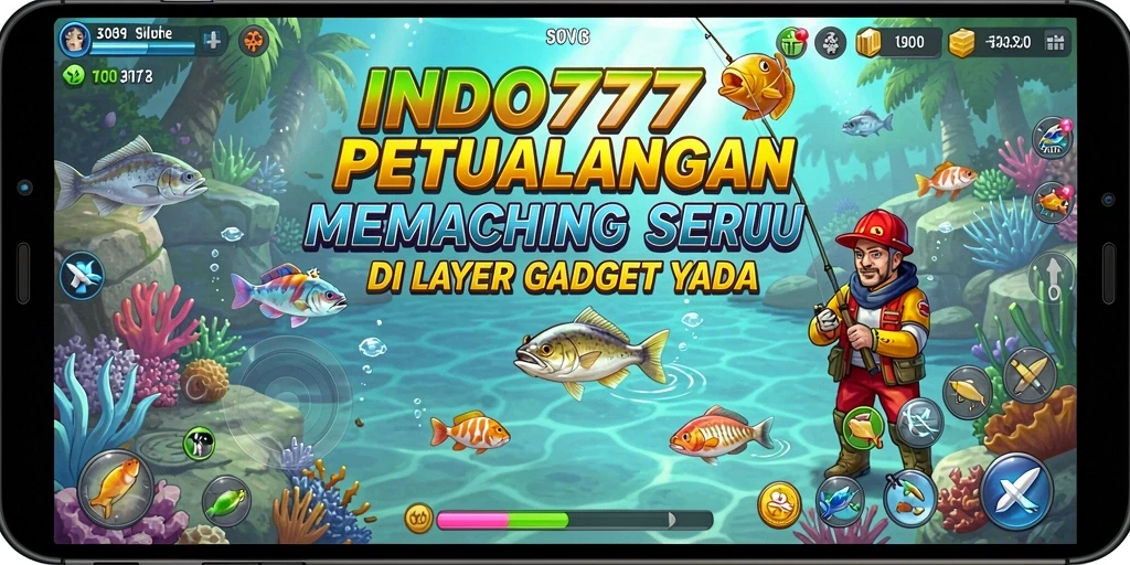 Tampilan gameplay memancing menawan di INDO777.