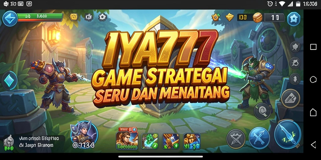 Tampilan gameplay menawan pada IYA777 yang menantang.