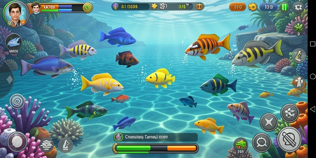 Tangkapan layar gameplay KA789 dengan aksi seru Tembak Ikan.