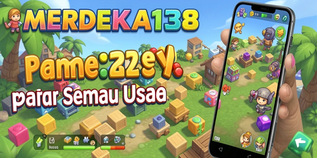 Tampilan gameplay seru pada game Puzzle MERDEKA138.