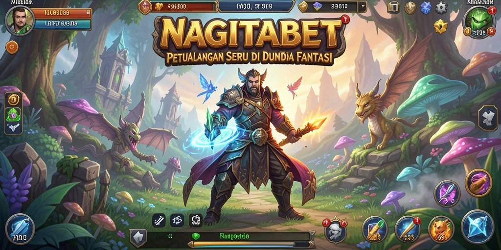 Tampilan gameplay NAGITABET dengan petualangan yang menakjubkan.