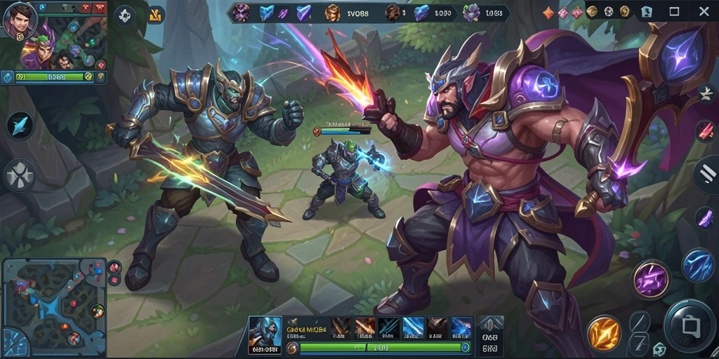 Tampilan gameplay OVO88 yang mendebarkan dengan karakter dan pertarungan seru.