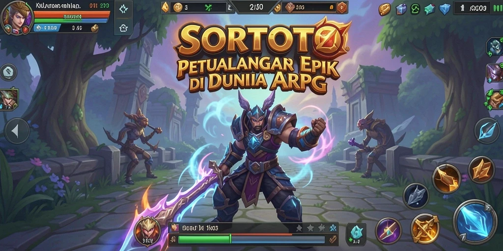 Tampilan gameplay SORTOTO yang mendebarkan dan penuh aksi.