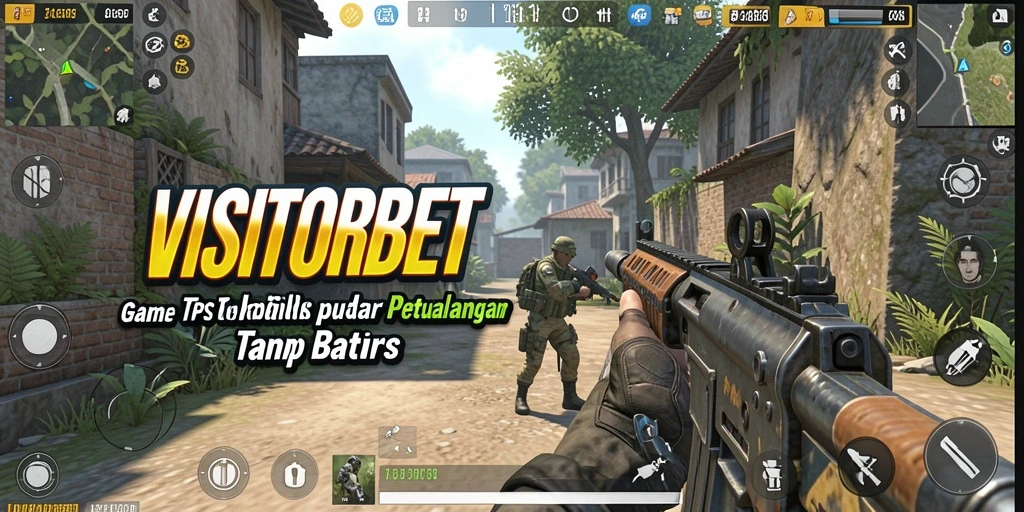 Tangkapan layar menunjukkan aksi mendebarkan dalam VISITORBET.
