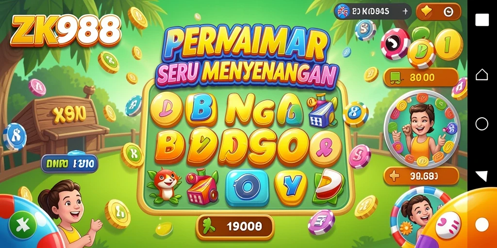 Tampilan permainan Bingo yang seru di ZK988.